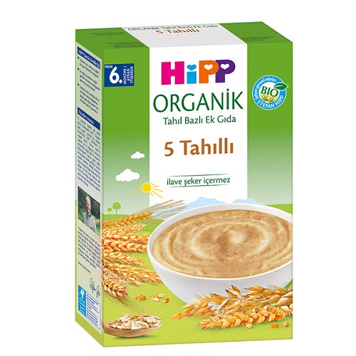 سرلاک ارگانیک 5 غله بدون شیر هیپ HiPP