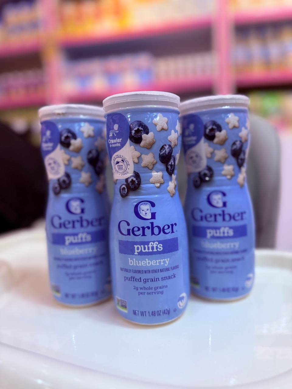 پاف اسنک بلوبری گربر Gerber پاف اسنک بلوبری گربر Gerber