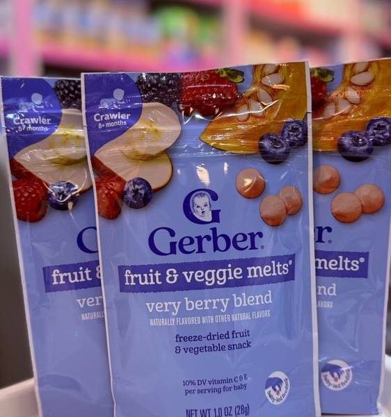 اسنک مخلوط میوه و سبزیجات گربر Gerber