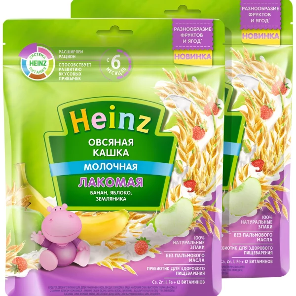 سرلاک فرنی جو دوسر توت فرنگی سیب موز هاینز Heinz مخصوص +6 ماه