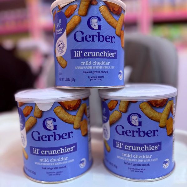 کرانچی پنیر چدار ملایم گربر Gerber مخصوص +8 ماه