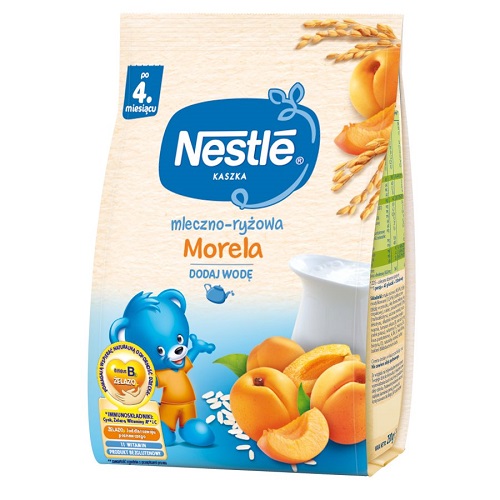 سرلاک برنج زردآلو با شیر نستله Nestle مناسب 4+ ماه