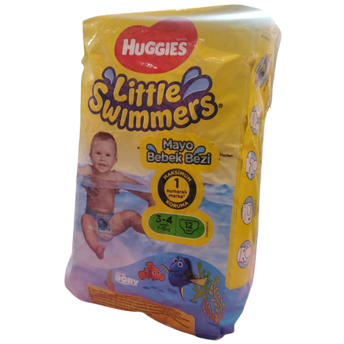 پوشک بچه استخری برند هاگیز Huggies سایز 4-3 مدل Little Swimmers