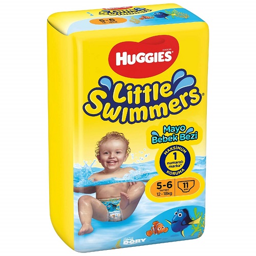 پوشک بچه استخری برند هاگیز Huggies سایز 6-5 مدل Little Swimmers