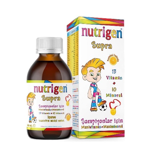 شربت مولتی ویتامین کودک سوپرا Supra نوتریژن nutrigen مناسب 6+ ماه