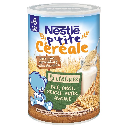 سرلاک 5 غله نستله Nestle مدل P'tite مناسب 36-6 ماه