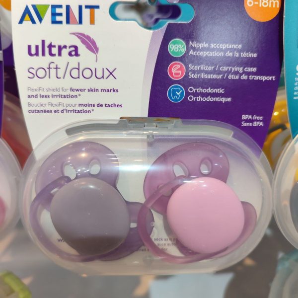 پستانک دوتایی اونت فیلیپس PHILIPS AVENT مخصوص 18-6 ماه